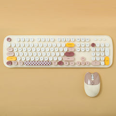 Retro Wireless Keyboard & Mouse Set for Office & Home Use by Snagg A Keyboard