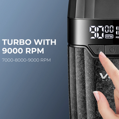 Professional Barber Combo V-640 – 9000 RPM Master Clipper & DLC Precision Trimmer Set with Advanced Turbo Technology