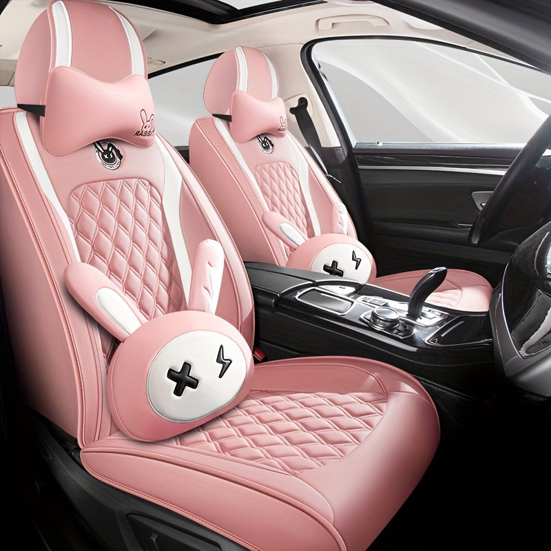 Universal PU Leather Car Seat Cover Set by Snagg A Seat Cover