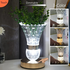 2pcs Luxury Crystal LED Table Lamps by Snagg A Table Lamp