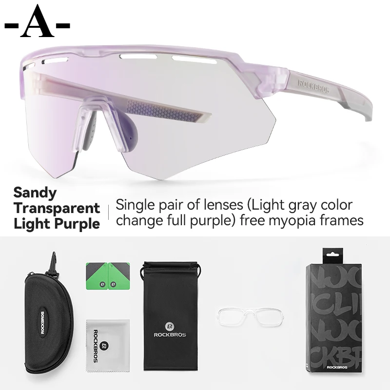 Cycling Glasses Photochromic / Polarized Lens UV400 Sports Bike Eyewear for Road & Mountain Cycling