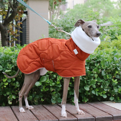 Winter Quilted Turtle Neck Dog Coat