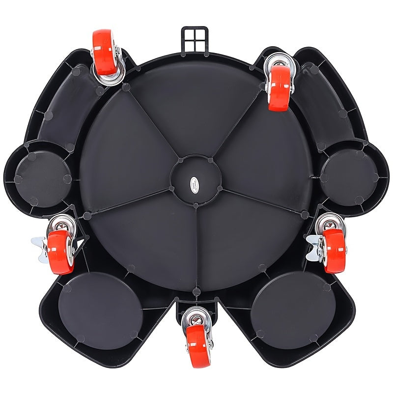 Heavy Duty Car Wash Bucket Cart with Wheels by Snagg A Bucket