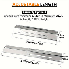 Adjustable Stainless Steel Grill Heat Tents by Snagg A Heat Tents
