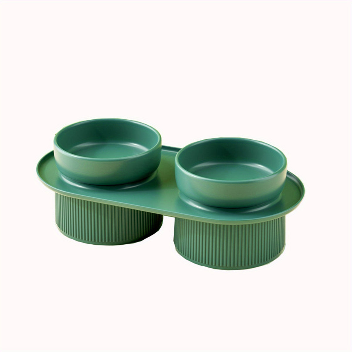 Elevated Ceramic Pet Bowls with Raised Stand by Snagg A Feeder