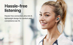 Mini Wireless 5.3 Earbuds | Lightweight In-Ear Headphones with Mic & Charging Case (IPX7) by Snagg An EarBud