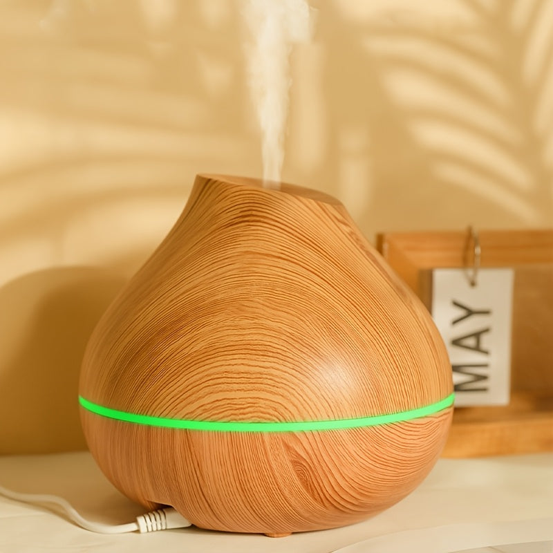 Wood Grain Aroma Diffuser – Ultrasonic Humidifier with Timer by Snagg A Diffuser