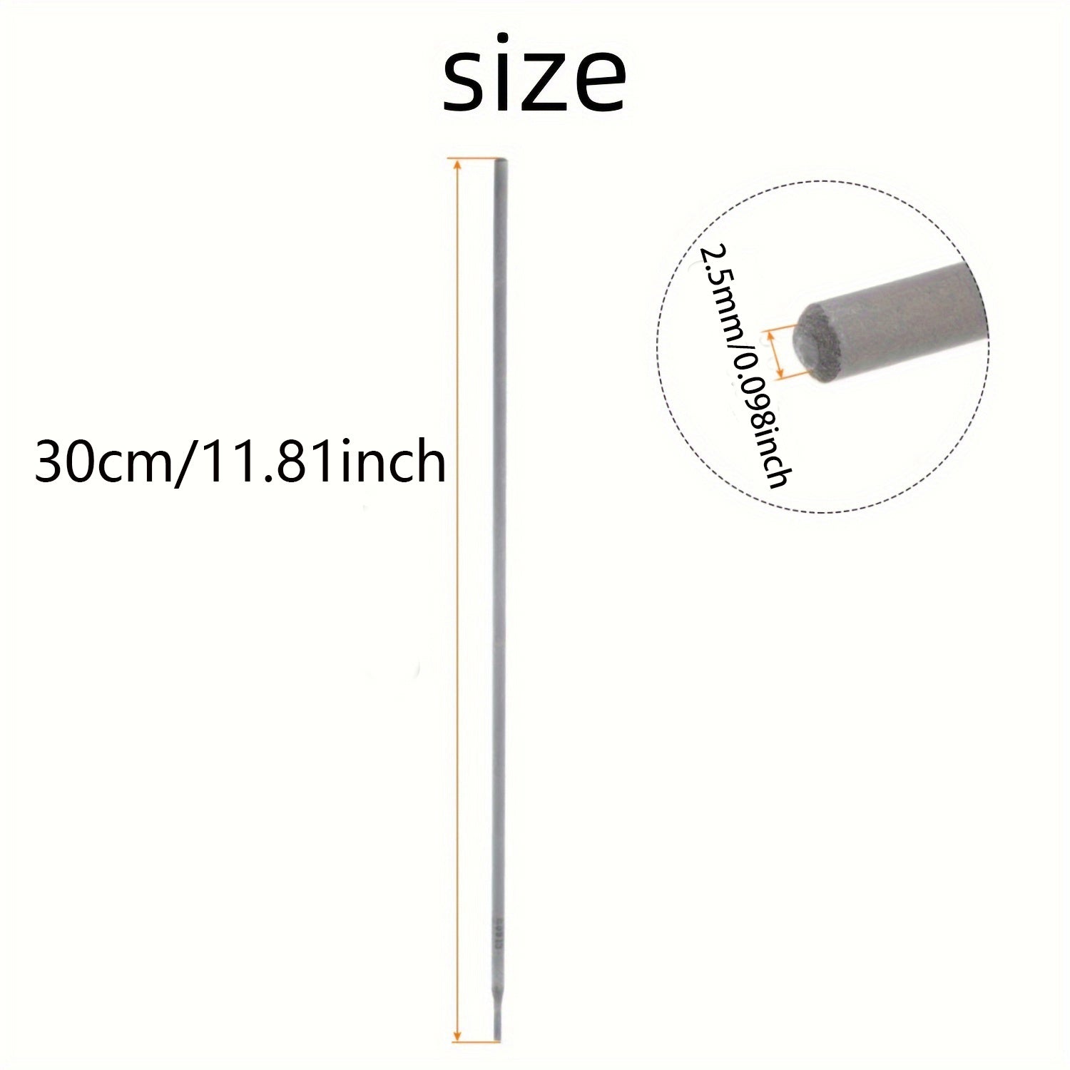 AWS E6013 / J421 Arc Welding Rods – 2.5mm x 30cm