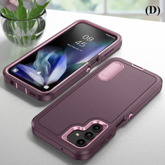 Anti Shock Protective Phone Case – for Samsung Galaxy S24 Series - D - Purple / Ultra - Cases & Covers