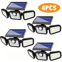 4pcs Solar LED Outdoor Lamps by Snagg An Outdoor Light