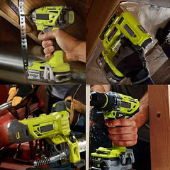 2 Pack 18 V 8.0 Ah Lithium-Ion Battery — Replacement for Ryobi ONE+ Cordless Tools