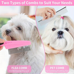 9-Piece Professional Pet Grooming Kit - SnaggIt