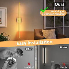 2 Pack Remote Control Battery Powered Wall Lights by Snagg A Wall Light