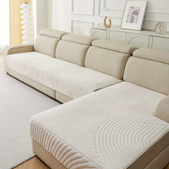 Arc 2pcs Bohemian Plush Sofa Cushion Set by Snagg A Sofa Cover