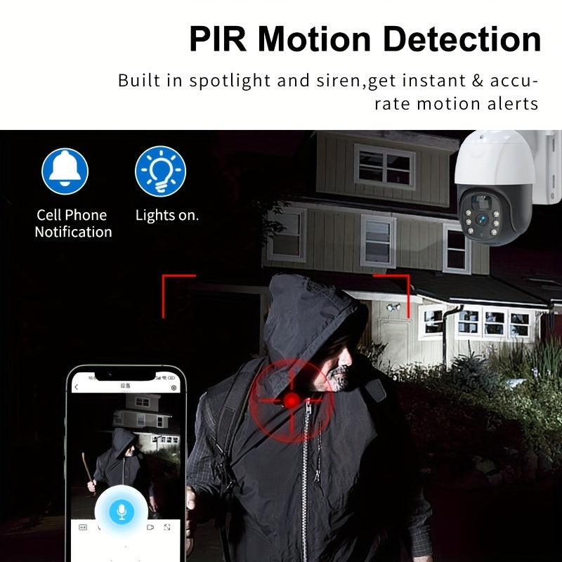 2 Pack 4MP Solar Powered Security Cameras by Snagg An Outdoor Camera