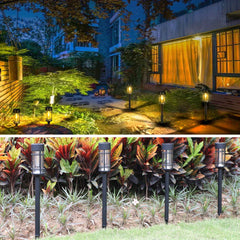 8pcs 3000K Warm White Solar LED Path Lights by Snagg An Outdoor Light