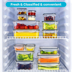 48pcs Airtight Food Storage Containers Set by Snagg A Container