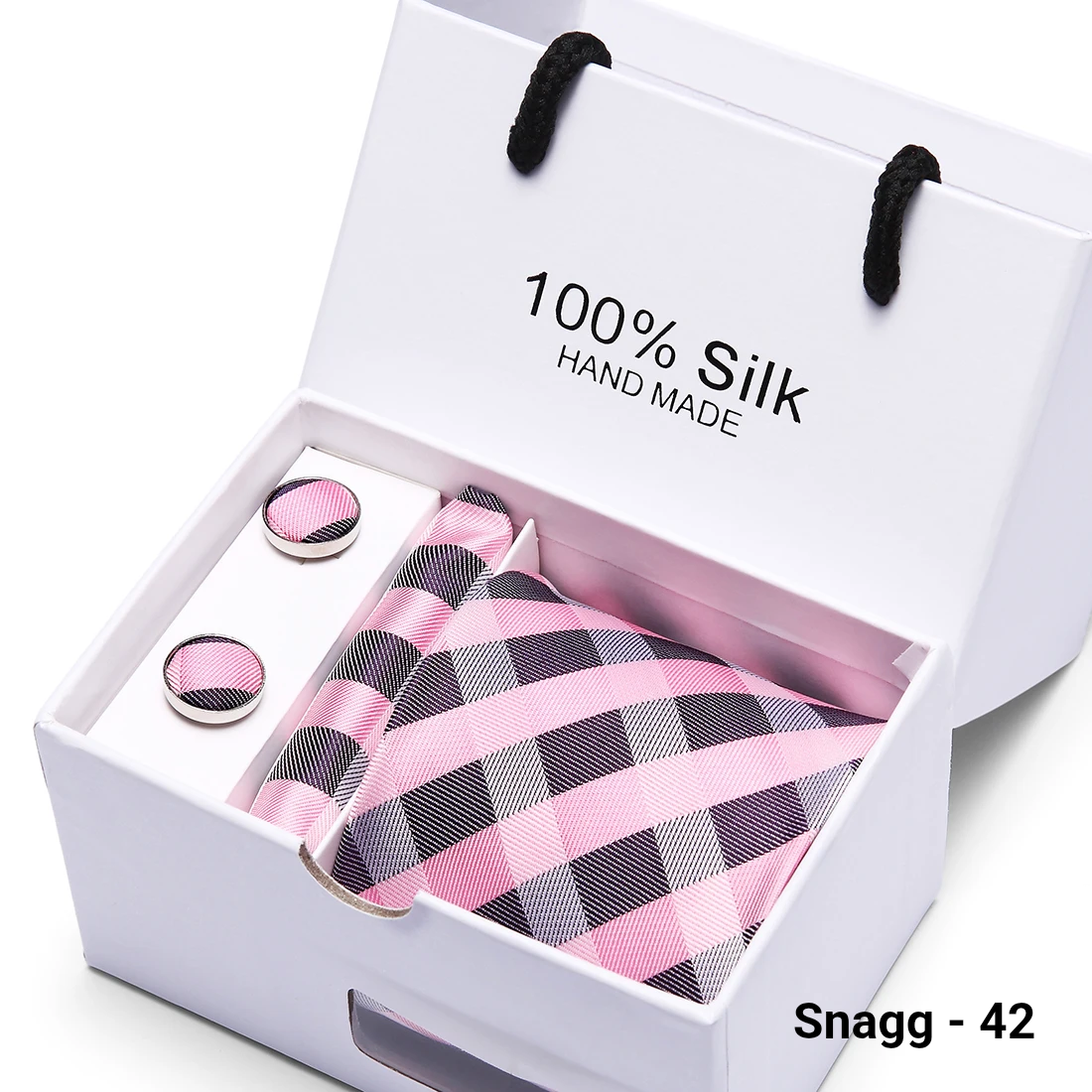 Luxury Silk Paisley Tie for Men — Extra-Long Woven Jacquard Necktie Suits & Weddings - Snagg - 42 - Others In Fashion