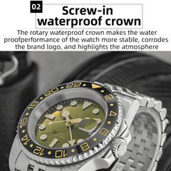 Stainless Steel, Super Luminous, Waterproof Men’s Watch