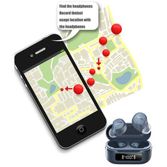 AI Smart Wireless Earbuds | ENC Noise Cancelling In-Ear Headphones (59H Battery, LED Display) by Snagg An EarBud