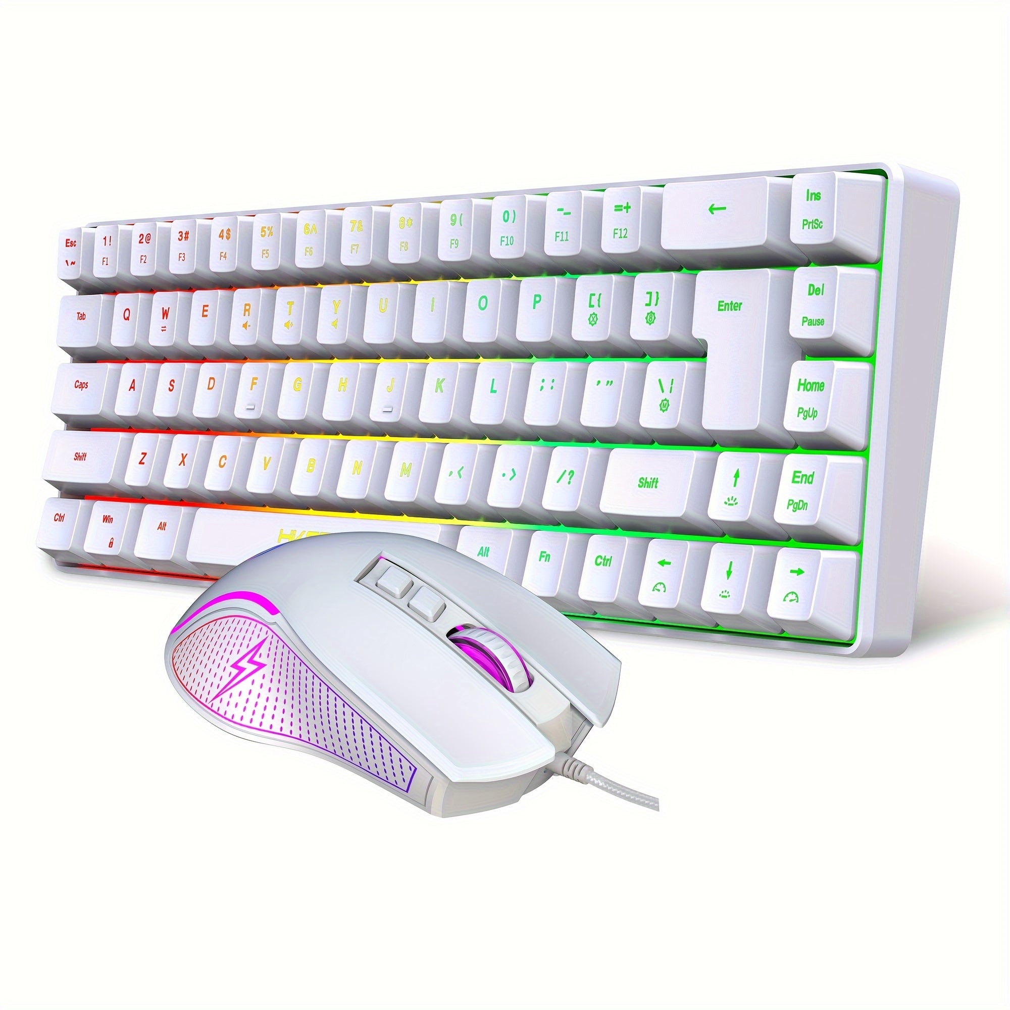Compact RGB Gaming Keyboard & Mouse Combo for PC, Laptop, PS4 & Xbox by Snagg A Keyboard & Mouse