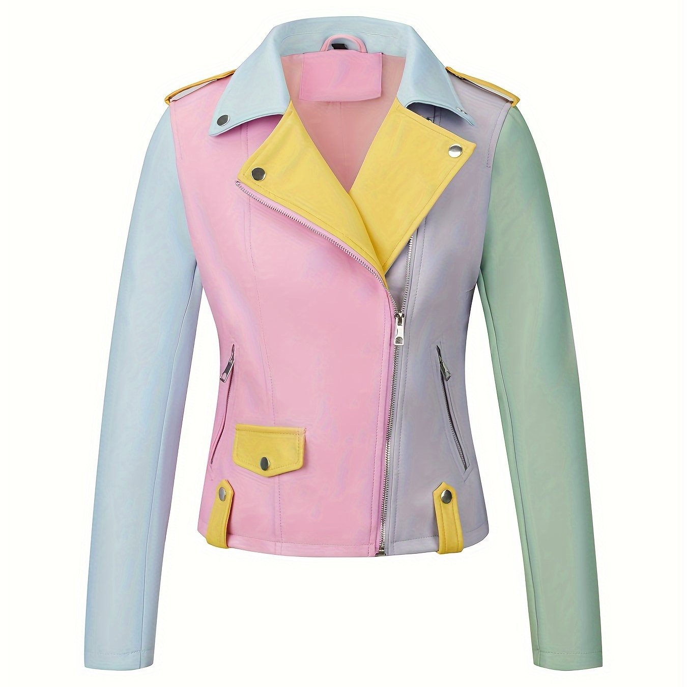 Women’s PU Biker Jacket by Snagg A Jacket