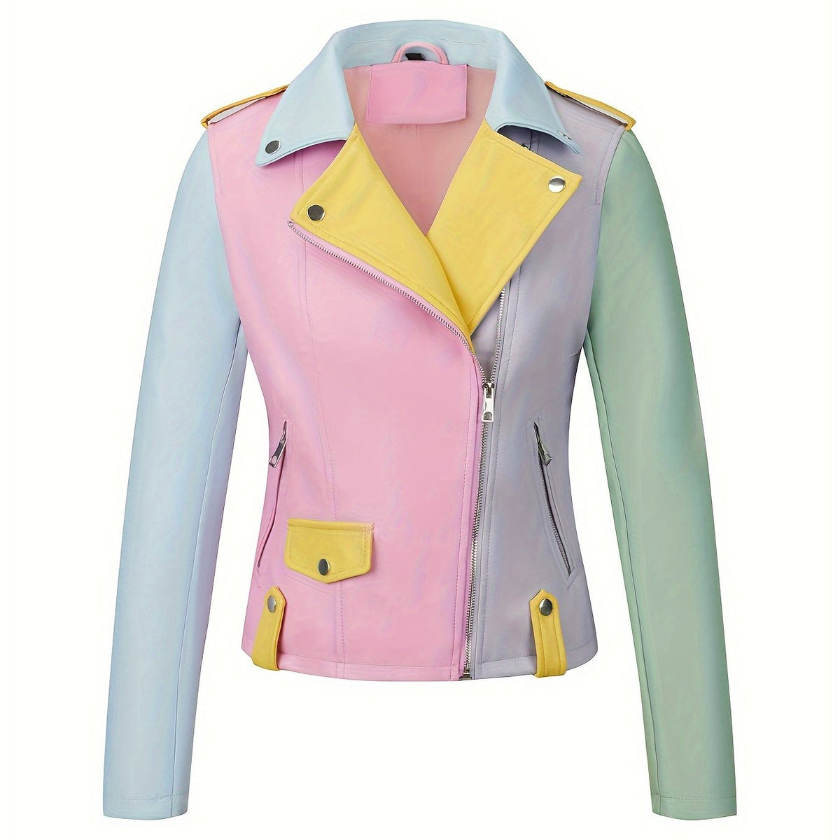 Women’s PU Biker Jacket by Snagg A Jacket