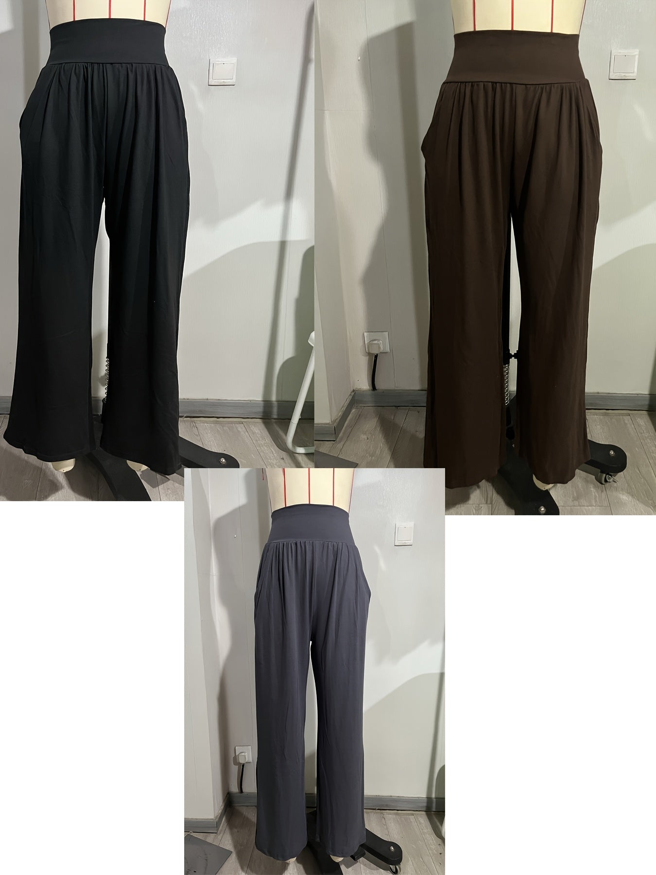 Women’s 3-Piece Wide-Leg Yoga Pants by Snagg A Pant