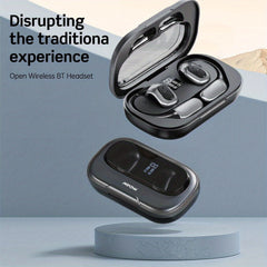 Bluetooth 5.3 Open-Ear Headphones | Directional Sound with Subwoofer & Premium Audio by Snagg An EarBud