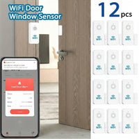 12 Pack WiFi Door & Window Sensors by Snagg A Sensor Alarm