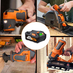 2 Pack 18 V 7.0 Ah Lithium-Ion Batteries — Replacement for Ridgid 18 V