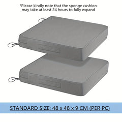 Heavy-Duty Waterproof Outdoor Seat Cushions by Snagg A Cushion