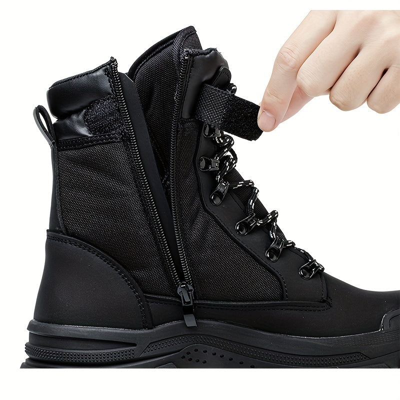 Men's High Top Work Safety Boots by Snagg A Safety Shoes