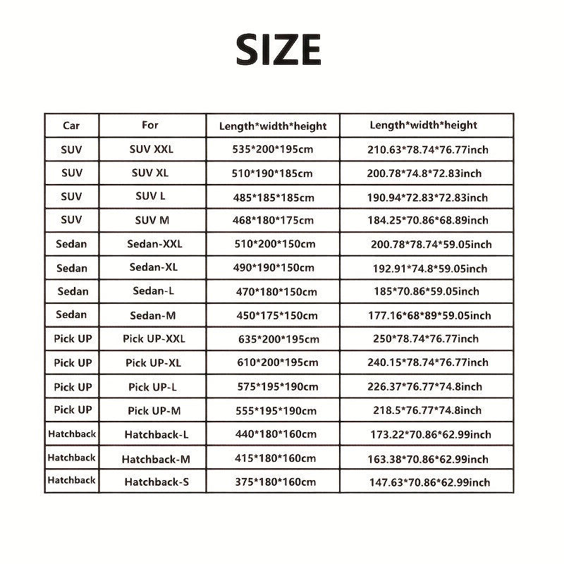 SUV Car Full Sun Protection Cover by Snagg A Car Cover