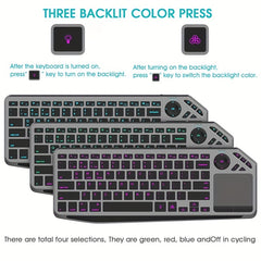 7 Color Backlit Wireless Keyboard for Android, Windows, PC & TV Box by Snagg A Keyboard
