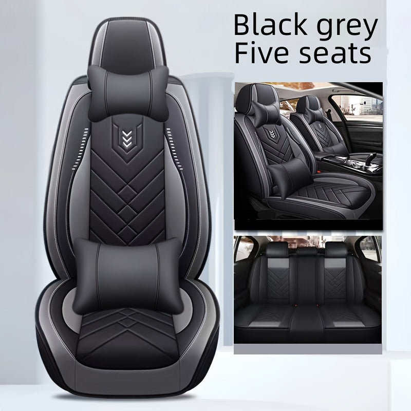 5 Seater All-Inclusive Car Seat Cover Set by Snagg A Seat Cover
