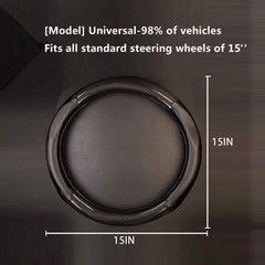 Carbon Fiber Style Steering Wheel Cover by Snagg A Steering Wheel Cover