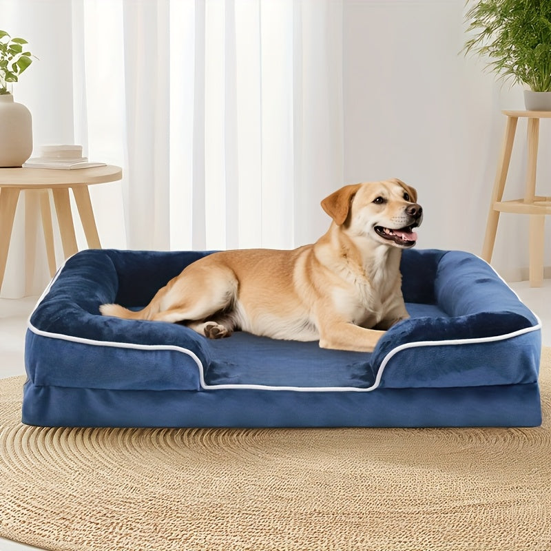 Orthopedic Dog Sofa Bed with Washable Cover by Snagg A Pet Bed