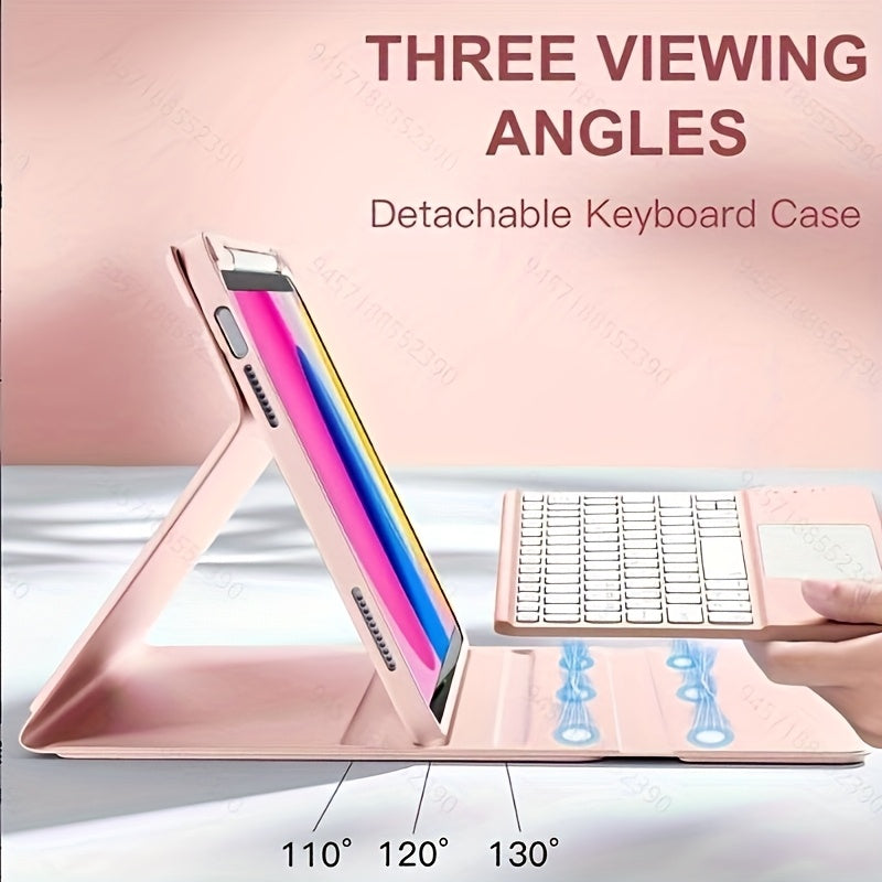iPad Protective Case with Keyboard Suitable for iPad (A16) 11th/10th Generation (2025/2022) by Snagg A Wireless Keyboard