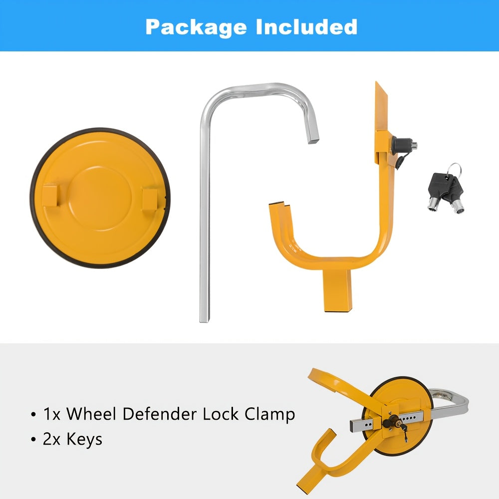 Heavy Duty Wheel Lock Clamp by Snagg A Lock Clamp