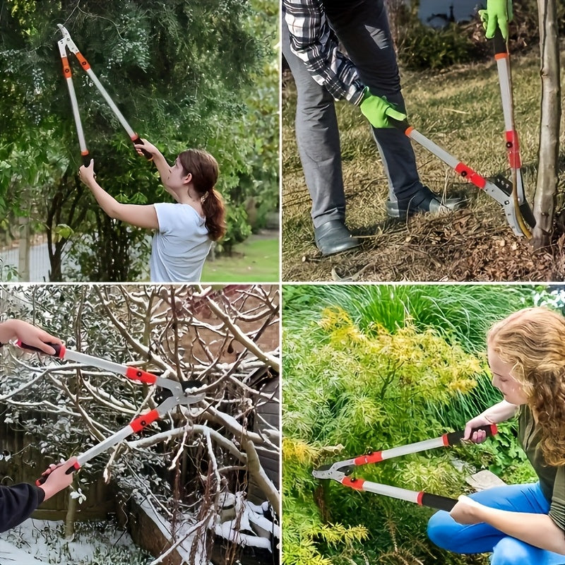Heavy Duty Hedge Shears & Lopper Set by Snagg A Hedge Shears