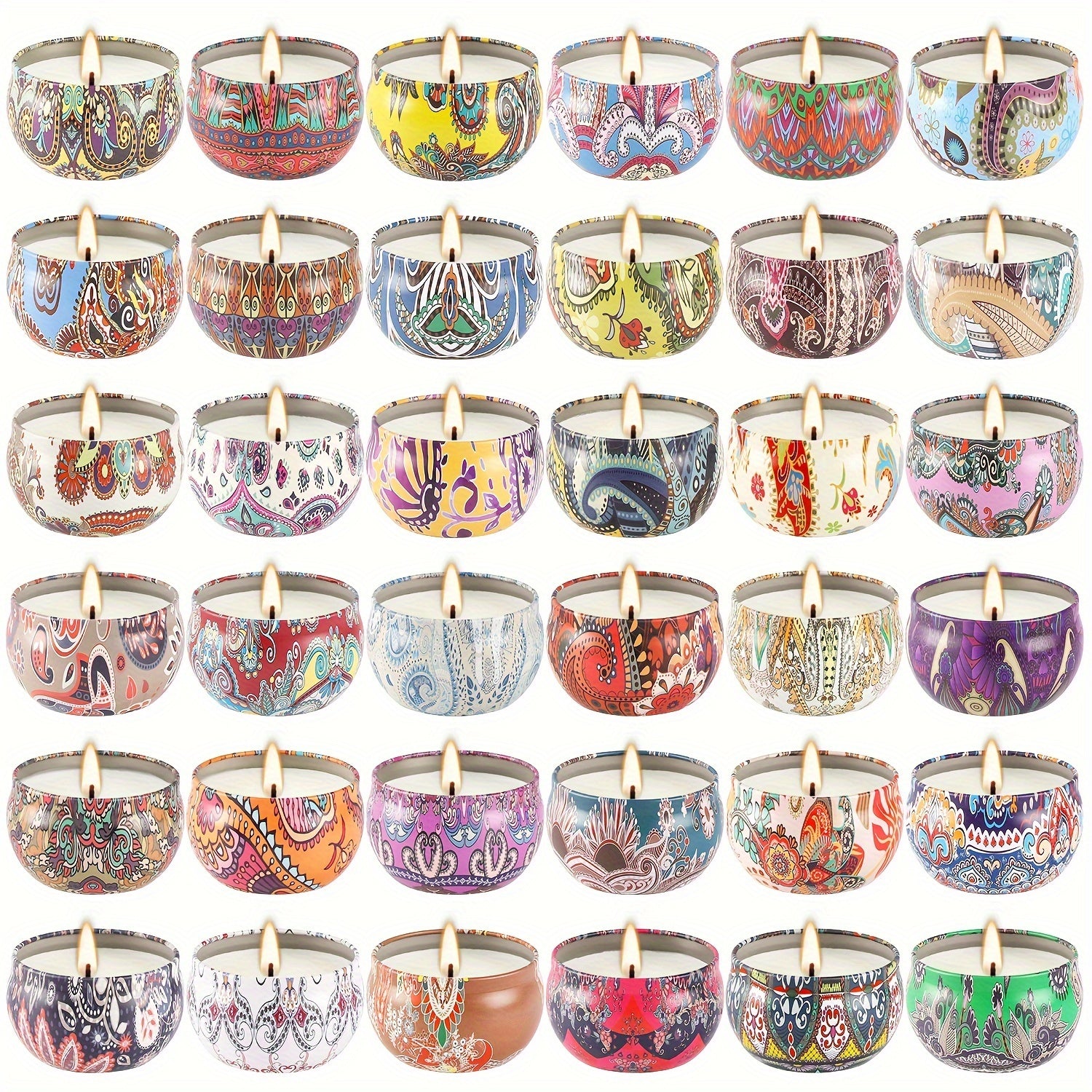 36 Piece Scented Soy Candle Gift Set by Snagg A Candle