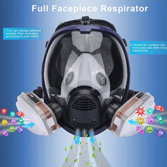 Silicone Full Face Respirator Mask by Snagg A Face Mask