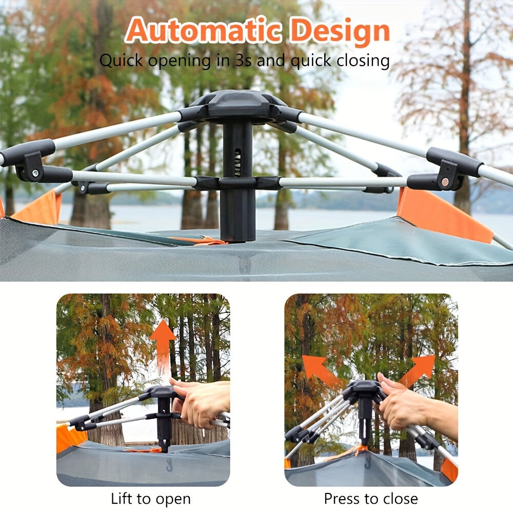 Instant Pop Up Camping Tent – 4–5 Person by Snagg A Camping Tent