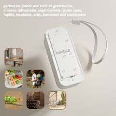 3 Pack Wireless Thermometer Hygrometers by Snagg A Sensor Alarm