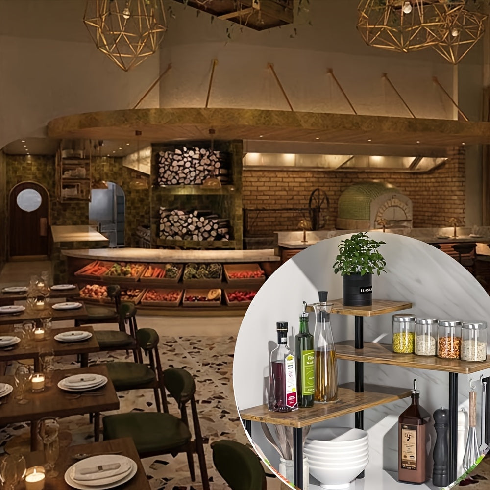 Multi-Tier Corner Storage Rack by Snagg A Rack