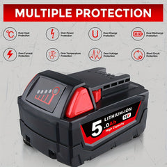 4-Pack Milwaukee M18 Replacement Batteries