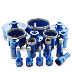 Vacuum Brazed Diamond Core Drill Bit & Heavy Duty Hole Saw for Granite, Porcelain, and Ceramic