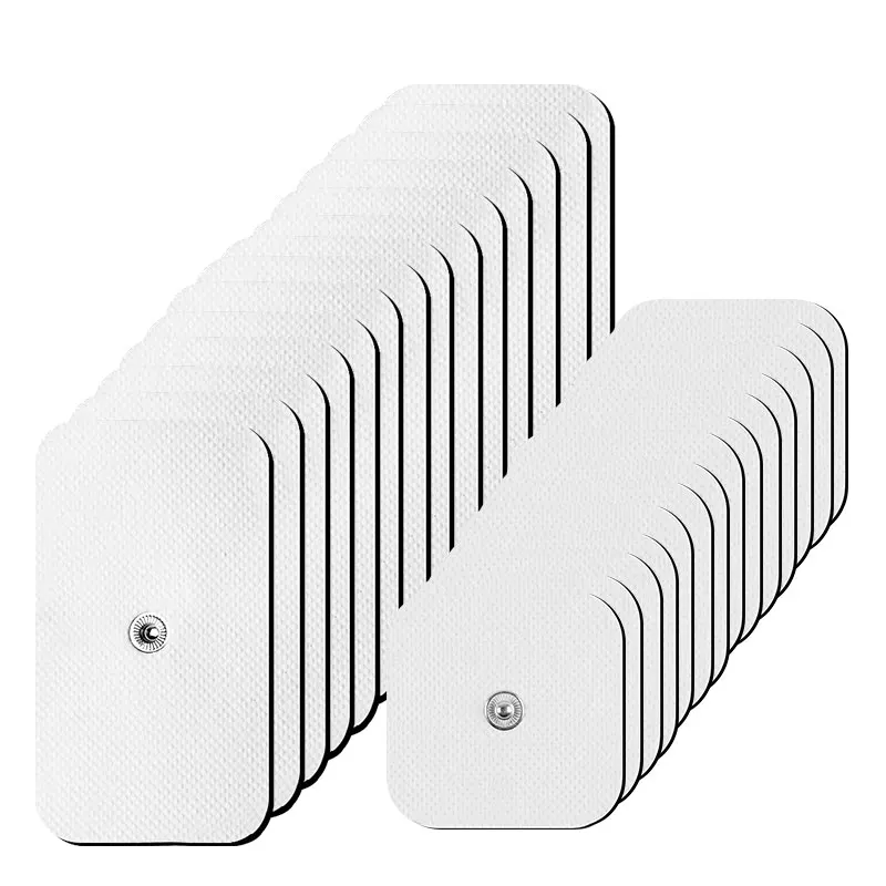 Electric TENS EMS Electrode Pads – Reusable Gel Therapy Replacement Pads