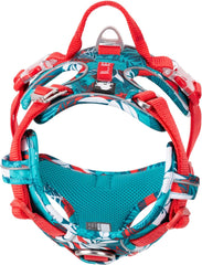 Camouflage Blue Tactical Dog Collar & Leash Set by Snagg A Harness